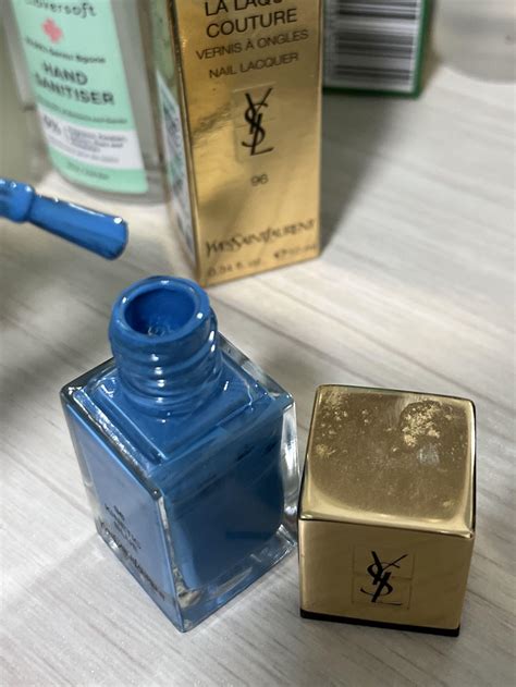 ysl kinetic blue nail polish|YSL beauty nail varnish.